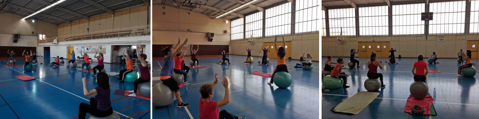 Cours swiss ball avec Aless Gymnastique Volontaire