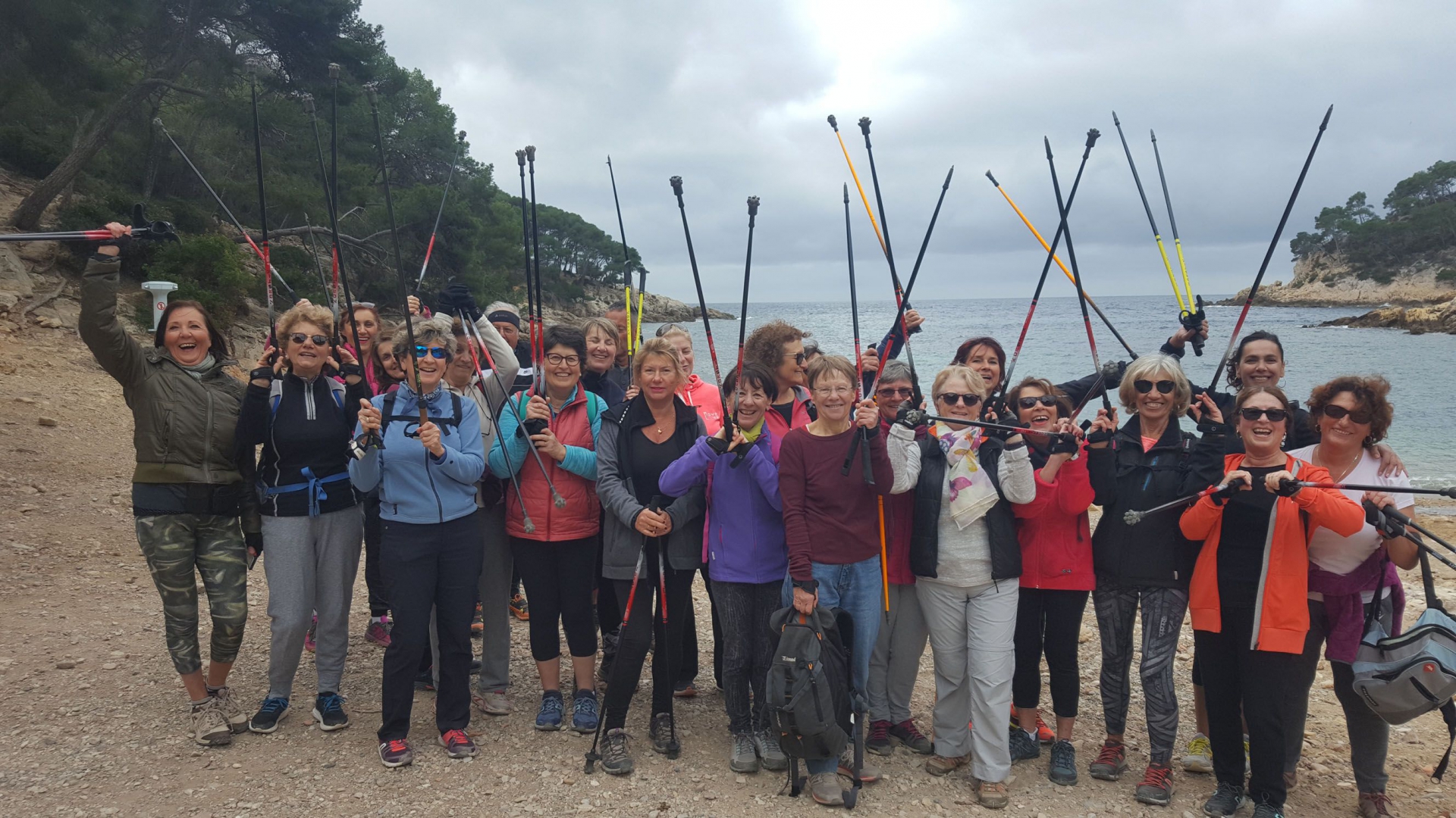 marche nordique gymnastique volontaire St Cyr sur mer